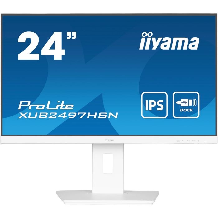 iiyama XUB2497HSN-W1 Monitor 23.8" Full HD IPS 1ms HDMI+DP+USB-C Blanco 1