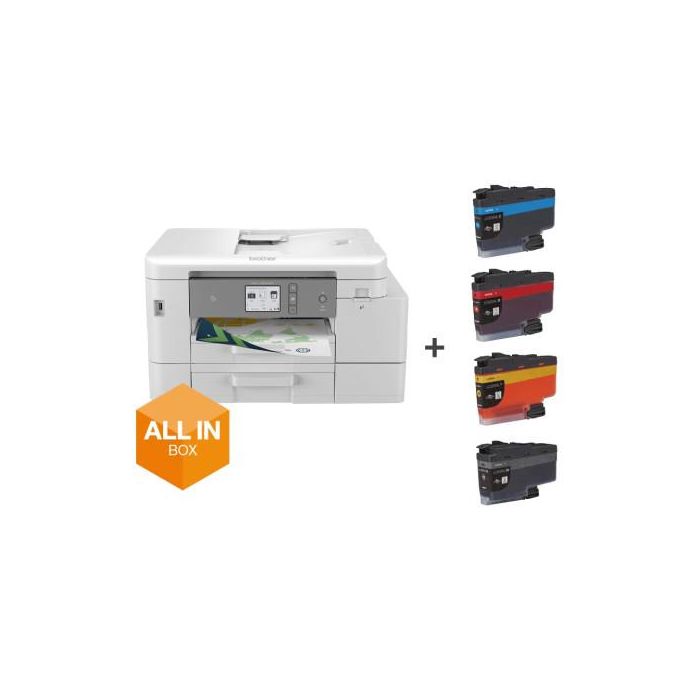 Brother MFC-J4540DWXL MFCJ4540DWXLRE1 Impresora Multifunción de Inyección de Tinta Color A4 con Wi-Fi, Copia, Escáner y Fax - Blanco 0 Brother MFC-J4540DWXL MFCJ4540DWXLRE1 Impresora Multifunción de Inyección de Tinta Color A4 con Wi-Fi, Copia, Escáner y Fax - Blanco 0