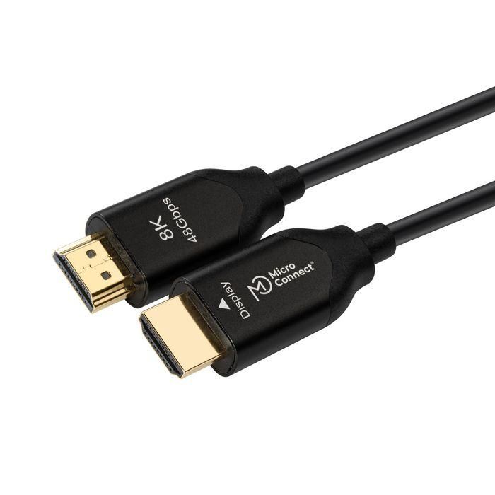 MicroConnect Cable HDMI 2.1 8K de Fibra Óptica Premium 40m - Conexión Activa Larga Distancia 0 MicroConnect Cable HDMI 2.1 8K de Fibra Óptica Premium 40m - Conexión Activa Larga Distancia 0