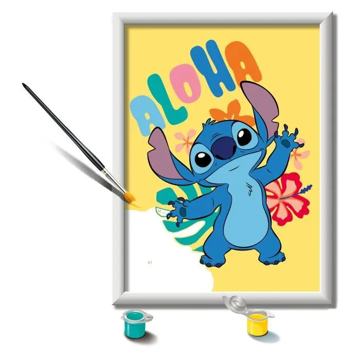 Ravensburger Kit de Pintura por Números 18 x 24 cm, Diseño de Puntada, A partir de 7 Años, 25844 Ravensburger Kit de Pintura por Números 18 x 24 cm, Diseño de Puntada, A partir de 7 Años, 25844