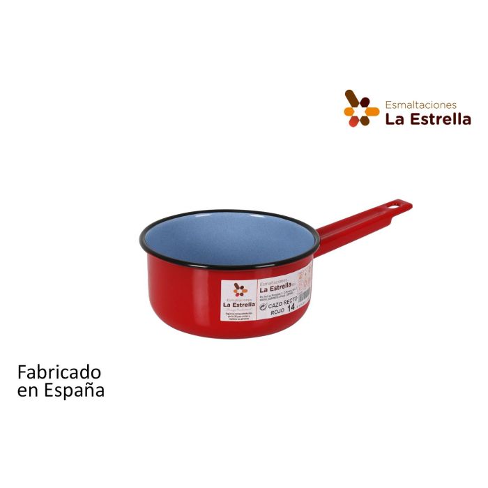 Cazo Recto 14 cm Rojo - La Estrella (6 Unidades) Cazo Recto 14 cm Rojo - La Estrella (6 Unidades)