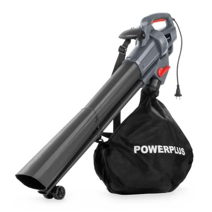Soplador de hojas eléctrico - POWERPLUS - POWEG9014 - 3300 W - 270 km/h - 40 L - Gris Soplador de hojas eléctrico - POWERPLUS - POWEG9014 - 3300 W - 270 km/h - 40 L - Gris