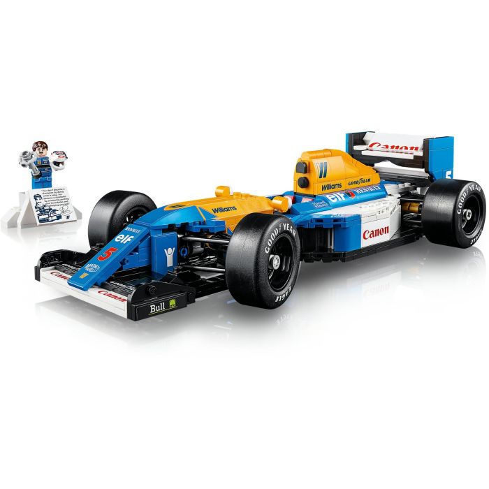 Lego FW14B Icons Set de Construcción Williams Racing Coche de Carreras Nigel Mansell para Adultos 18+ 3