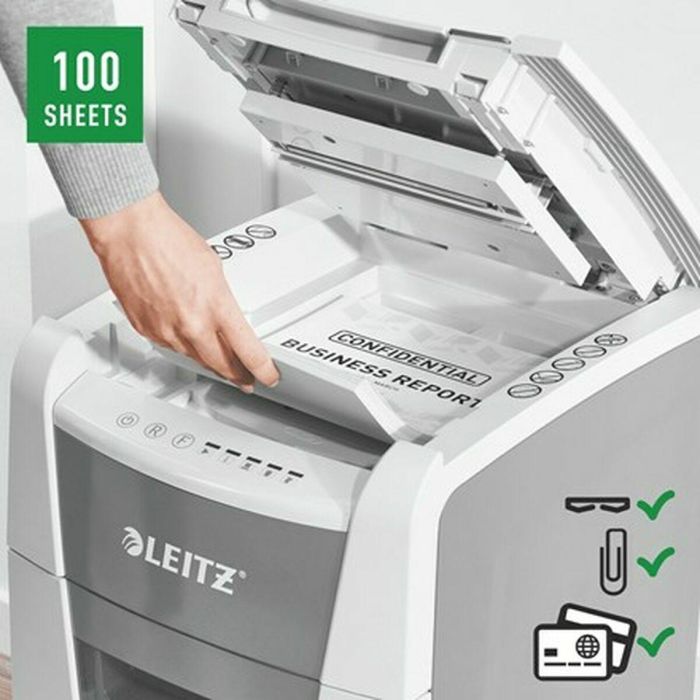 Trituradora de Papel Leitz IQ 100 Autofeed P4 4