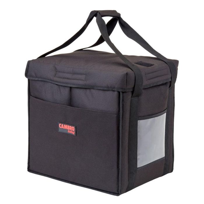 CAMBRO - GBD121515-110 - Bolsa térmica para delivery o catering plegable mediana - Color Negro
