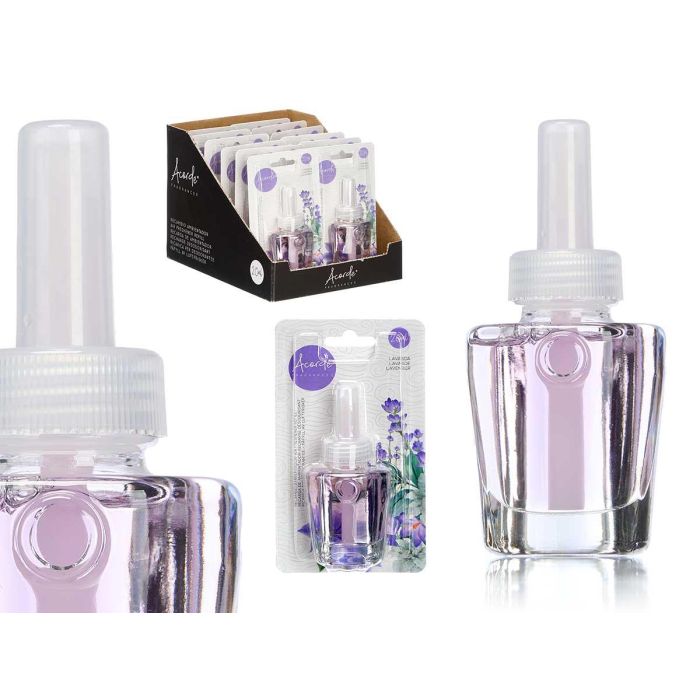 Recambio Ambientador Vidrio 20 ml Lavanda Arte Regal - 4.5x9.7x3.5 cm (24 Unidades) Recambio Ambientador Vidrio 20 ml Lavanda Arte Regal - 4.5x9.7x3.5 cm (24 Unidades)