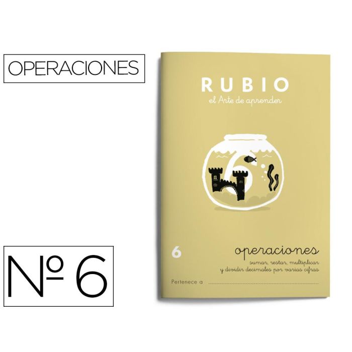 Cuaderno Rubio Problemas Nº 6 10 unidades