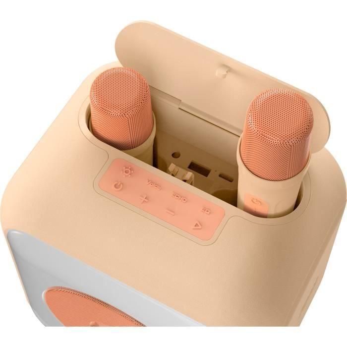 Altavoz karaoke iluminado - BIGBEN - Pesca - Bluetooth, 30W, 2 micrófonos inalámbricos USB-C, Ecualizador, Batería Li-on 2 Altavoz karaoke iluminado - BIGBEN - Pesca - Bluetooth, 30W, 2 micrófonos inalámbricos USB-C, Ecualizador, Batería Li-on 2
