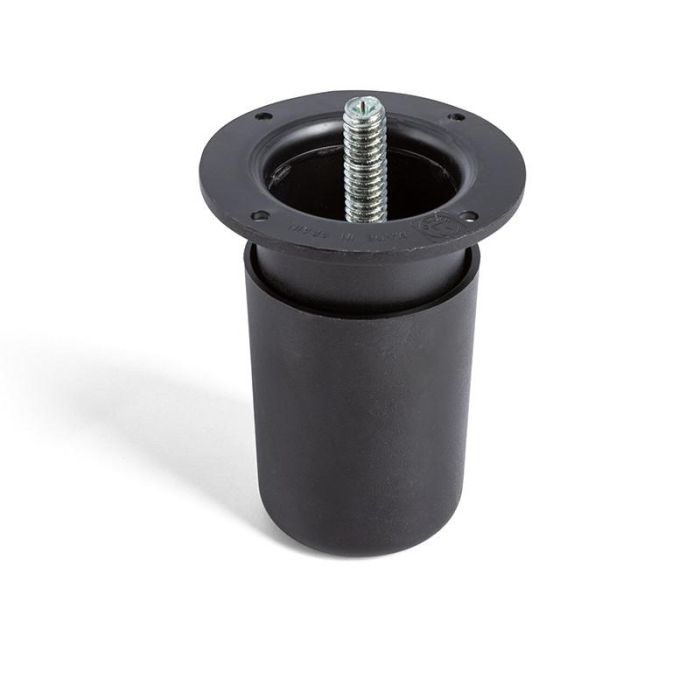 Indaux Pata Niveladora Sandy M8, Altura Ajustable 65-100mm, Acabado Negro 2