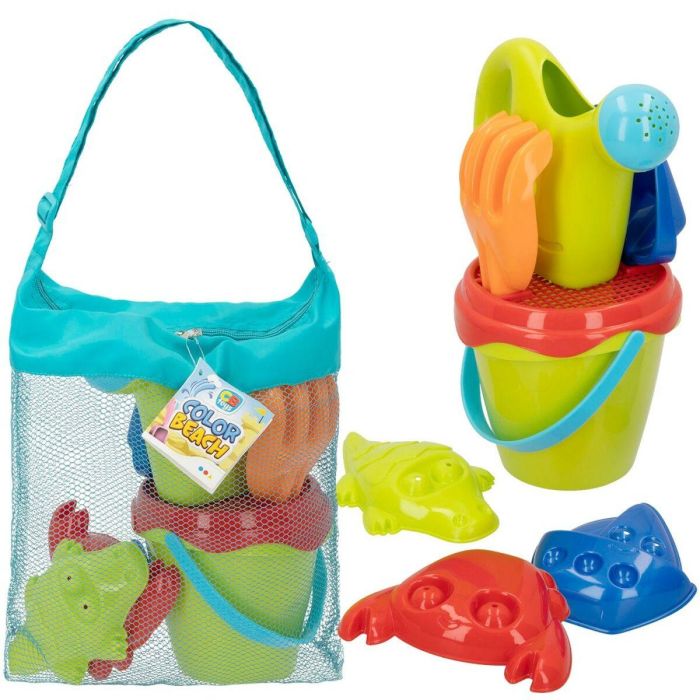 Set de Juguetes de Playa Colorbaby Polipropileno (18 Unidades) 5 Set de Juguetes de Playa Colorbaby Polipropileno (18 Unidades) 5