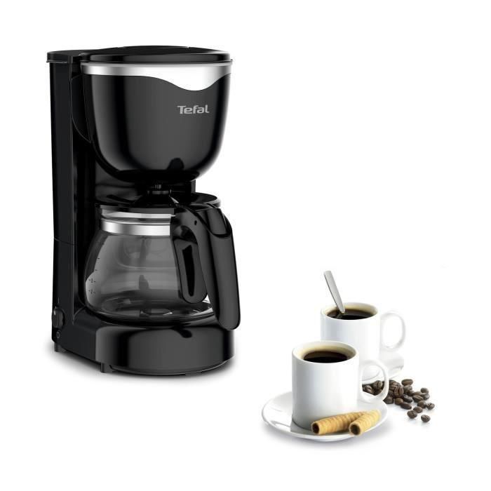 TEFAL CM340811 Cafetera de 6 tazas negro / acero inoxidable TEFAL CM340811 Cafetera de 6 tazas negro / acero inoxidable