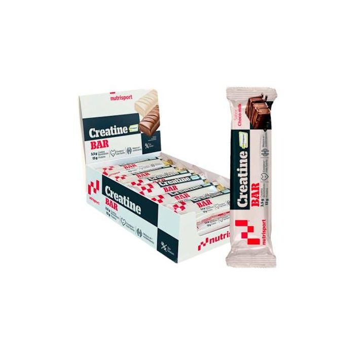 NUTRISPORT Creatine Bar Choco Milk 18 Uds