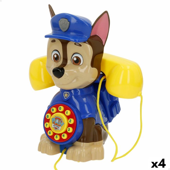 Teléfono de Juguete The Paw Patrol 16 X 18 X 11 CM (4 Unidades) 0 Teléfono de Juguete The Paw Patrol 16 X 18 X 11 CM (4 Unidades) 0