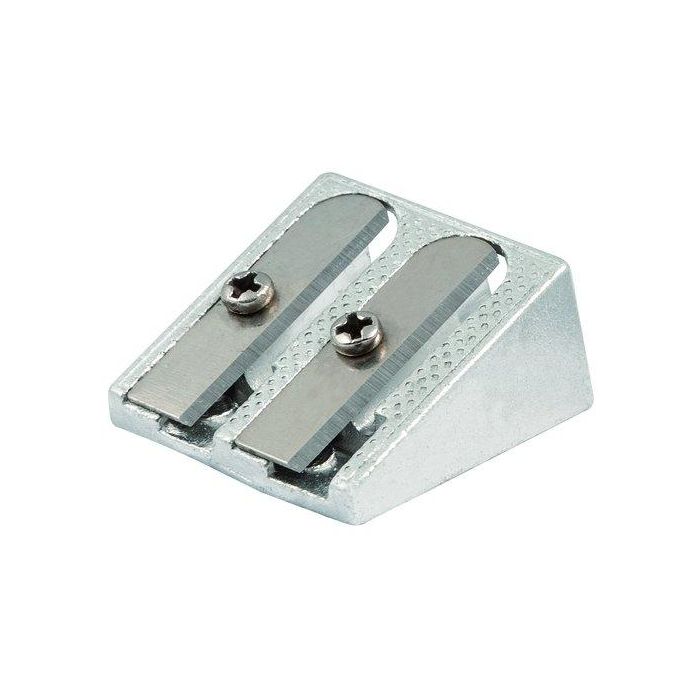 Faibo Afilalápices en Forma de Cuña, Doble Uso para Lápices Hasta 10 mm -12 Ud-