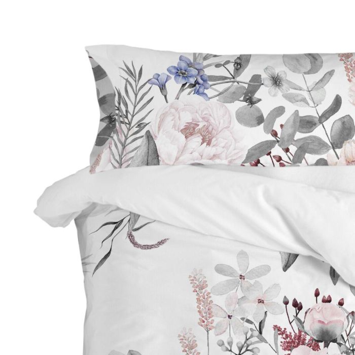 Funda de almohada HappyFriday Delicate bouquet Multicolor 45 x 155 cm 2