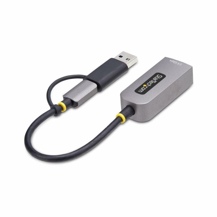 Cable USB Startech U2GA-USB-C-ETHERNET Gris Cable USB Startech U2GA-USB-C-ETHERNET Gris