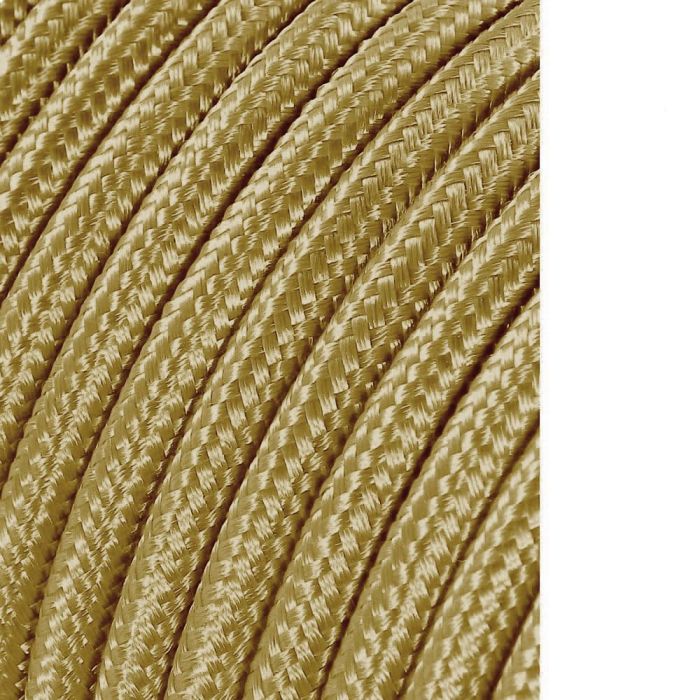 Edm Carrete cable cordón tubular H03VV-F 2x0,75 mm² oro oscuro 5 m 0 Edm Carrete cable cordón tubular H03VV-F 2x0,75 mm² oro oscuro 5 m 0