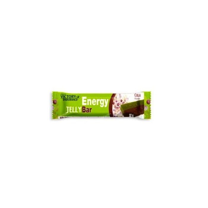 Victory Endurance Energy Jelly Bar de Cola 24 unidades – Barritas Energéticas con Aminoácidos, Vitaminas, Minerales y Zumo Remolacha