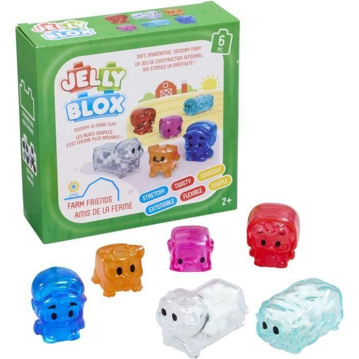 JELLY BLOX GOL8720077350069 Set Amigos de la Granja - Juego de Construcción con Ladrillos Suaves y Flexibles - A partir de 2 años 0 JELLY BLOX GOL8720077350069 Set Amigos de la Granja - Juego de Construcción con Ladrillos Suaves y Flexibles - A partir de 2 años 0