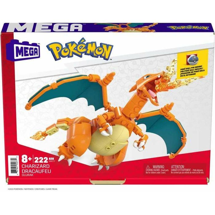 Mattel Juego de Construcción Pokémon Charizard Mega Figura de 10+ cm, 222 Piezas, Edad 11+ Años 2 Mattel Juego de Construcción Pokémon Charizard Mega Figura de 10+ cm, 222 Piezas, Edad 11+ Años 2