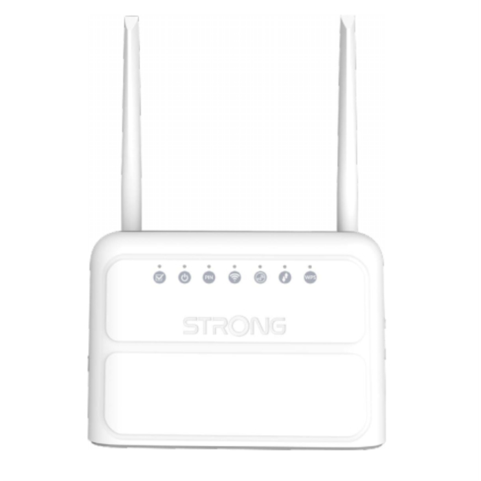 Strong 4GROUTER360 Router 4G LTE 150 Mbit/s con Wi-Fi 300 Mbit/s y 4 Puertos Ethernet para Tarjeta SIM