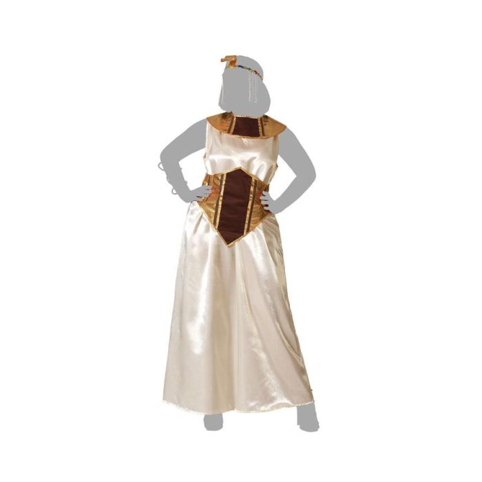 Disfraz Egipcia Mujer Vestido Dorado Con Diadema XXL 4 Disfraz Egipcia Mujer Vestido Dorado Con Diadema XXL 4