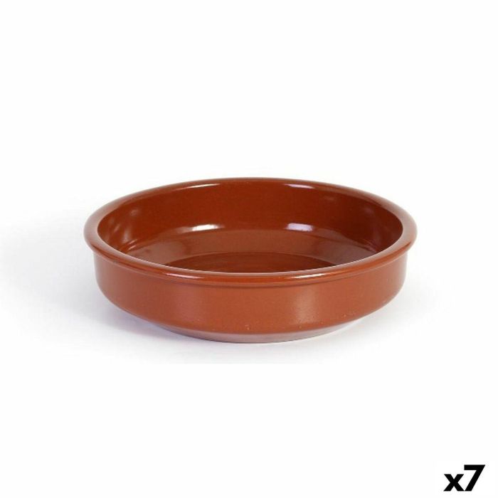 Cazuela Azofra Barro cocido 23 x 23 x 5,5 cm (7 Unidades) Cazuela Azofra Barro cocido 23 x 23 x 5,5 cm (7 Unidades)