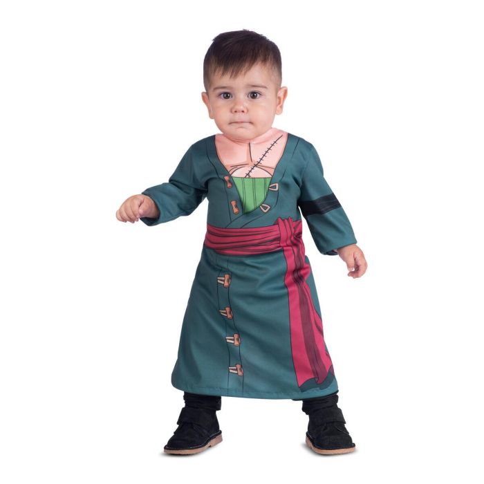 Disfraz roronoa zoro vestido y pantalón talla 24-36 m 1 Disfraz roronoa zoro vestido y pantalón talla 24-36 m 1
