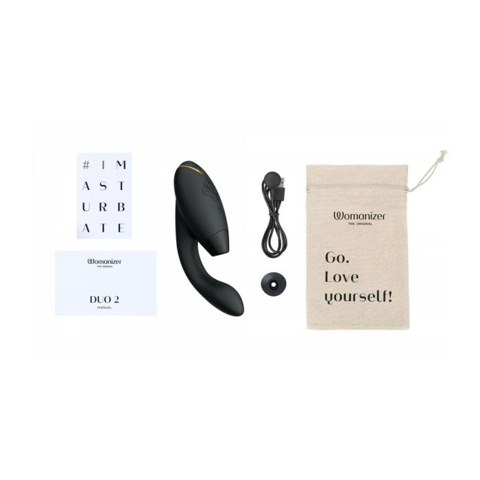 Vibrador Womanizer WOM171-BLACK Negro 9 Vibrador Womanizer WOM171-BLACK Negro 9