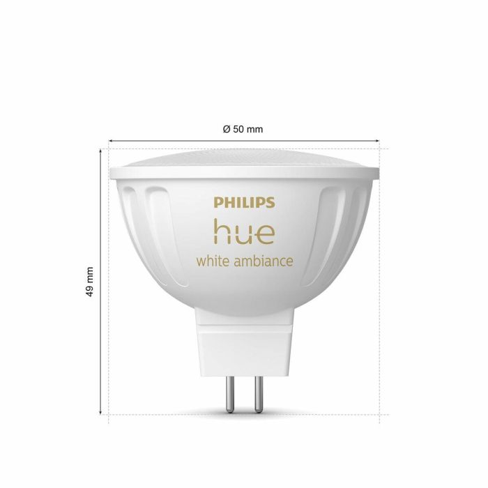 Philips Hue AAANL79839 Bombilla Conectada MR16 Luz Blanca Compatible Bluetooth con App y Voz 10 Philips Hue AAANL79839 Bombilla Conectada MR16 Luz Blanca Compatible Bluetooth con App y Voz 10