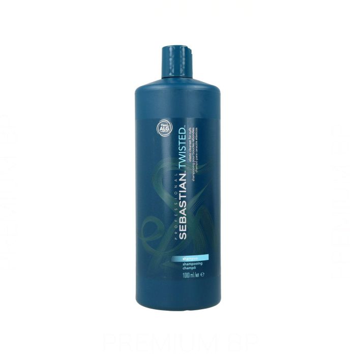 Sebastian Champú Twisted Elastic Cleans para cabello rizado 1000 ml - Hidrata y da elasticidad