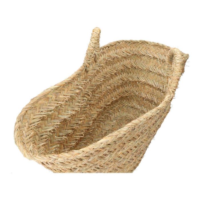 Cesta para leñero de esparto 60x35x45cm oval 2