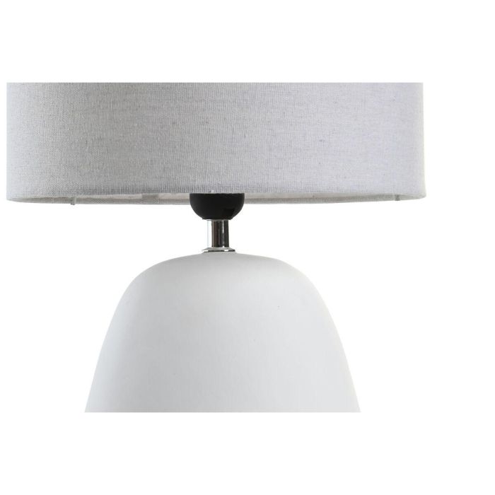 Lámpara de mesa DKD Home Decor Dorado Blanco Gres 220 V 50 W (28 x 28 x 42 cm) 1