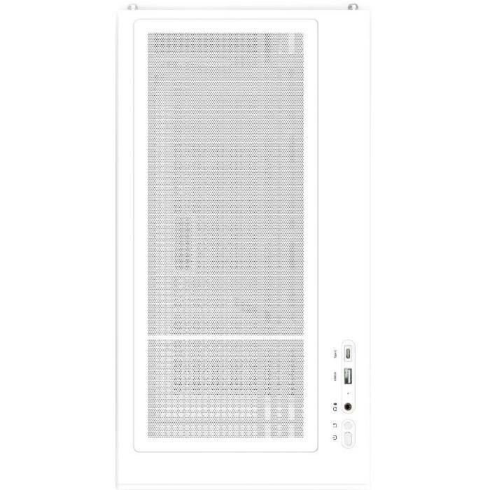 Caja de PC - ZALMAN - P10 - Mini torre - M-ATX - Blanco - Vidrio templado - USB-C y A-RGB 3 Caja de PC - ZALMAN - P10 - Mini torre - M-ATX - Blanco - Vidrio templado - USB-C y A-RGB 3