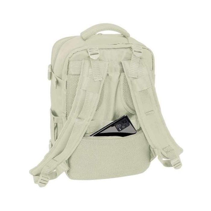Mochila Escolar Safta Beige Beige 9 Mochila Escolar Safta Beige Beige 9