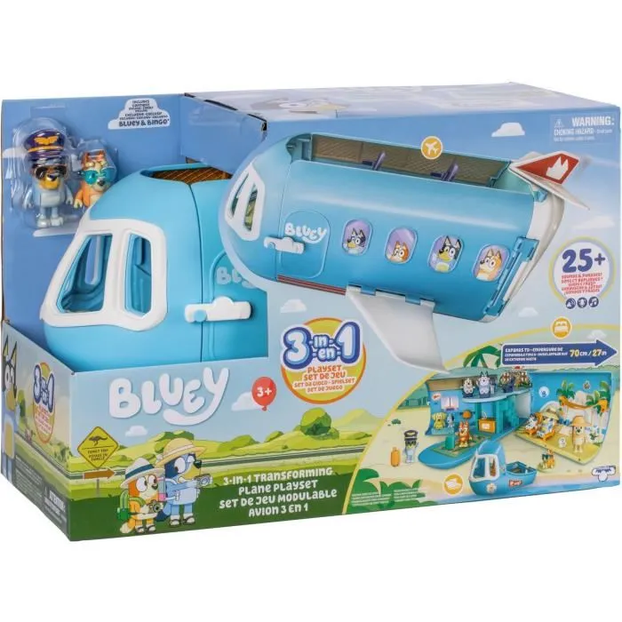 Bluey Set de Juego Transformable con Figuras y Accesorios BLU0630996176702 2