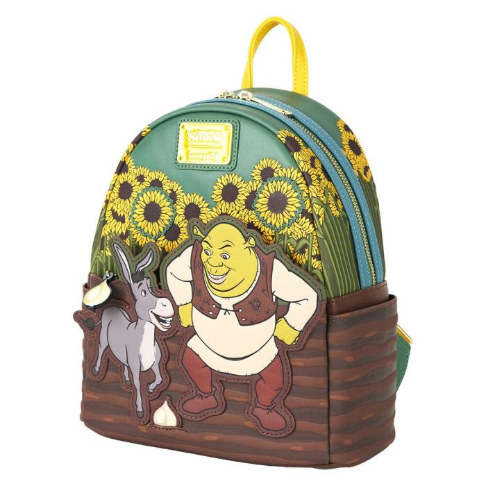 Mochila Vibraciones Primaverales Shrek Loungefly 26cm 2