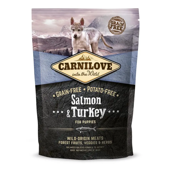 Carnilove Canine Puppy Salmon Pavo 1,5 kg