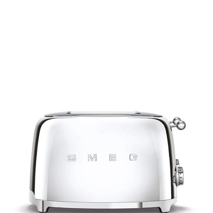 Smeg TSF03SSEU Tostador de Pan para 4 Rebanadas con Diseño Estilo Años 50 y Acabado Cromado 1