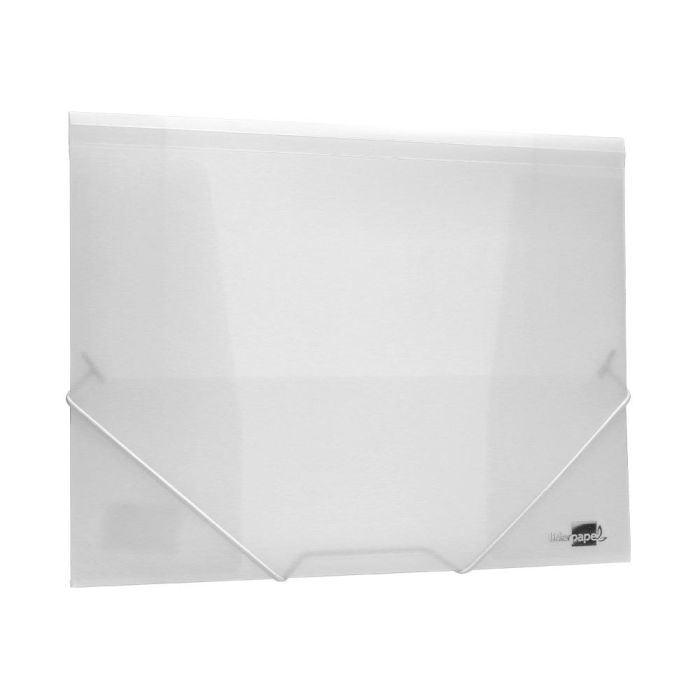 Carpeta Liderpapel Gomas Solapas 34964 Polipropileno Din A4 Transparente Translucido 3