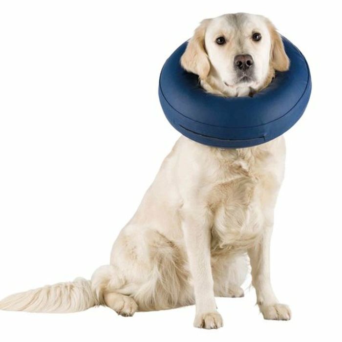 Collar protector para perro Trixie Azul Inflable (24-31 cm) 1