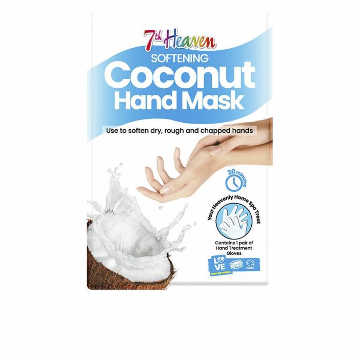 7Th Heaven Mascarilla de Manos COCONUT - Hidratación Intensa y Protección con Manteca de Karité y Aceite de Argán - Vegano 0 7Th Heaven Mascarilla de Manos COCONUT - Hidratación Intensa y Protección con Manteca de Karité y Aceite de Argán - Vegano 0