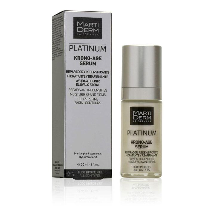 Martiderm PLATINUM KRONO-AGE Sérum Antiedad Reafirmante, Hidratante, Antioxidante con 30 ml 1 Martiderm PLATINUM KRONO-AGE Sérum Antiedad Reafirmante, Hidratante, Antioxidante con 30 ml 1