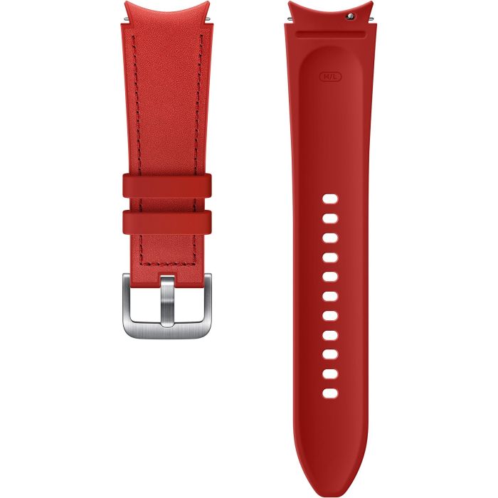 Samsung Hybrid Leather Band (20 mm. M/L). Red 3 Samsung Hybrid Leather Band (20 mm. M/L). Red 3