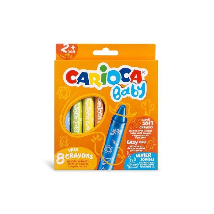 Ceras De Colores Carioca Baby Caja De 8