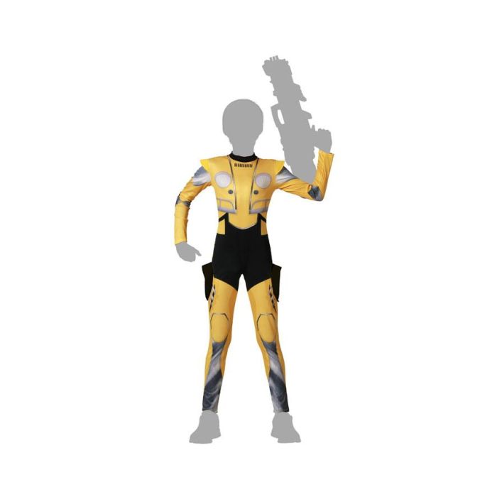 Disfraz Coche Robot Amarillo Niño Infantil 10-12 Años 4 Disfraz Coche Robot Amarillo Niño Infantil 10-12 Años 4