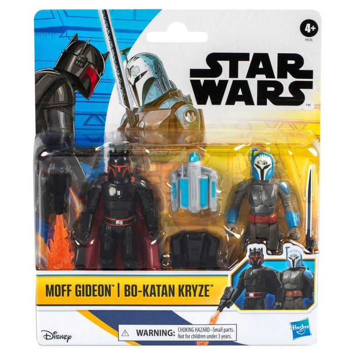 Hasbro F9376 Pack 2 Figuras Star Wars The Mandalorian: Moff Gideon y Bo-Katan Kryze 10 cm 3