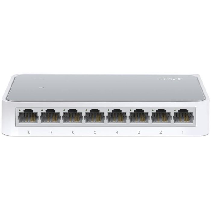 TP-Link TL-SF1008D Switch Ethernet Rápido de Escritorio 8 Puertos 10/100Mbps, Plug & Play, Ahorro Energía hasta 60% para SOHO