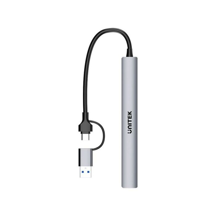 Hub USB Unitek H1209AGY01 Gris 2 Hub USB Unitek H1209AGY01 Gris 2