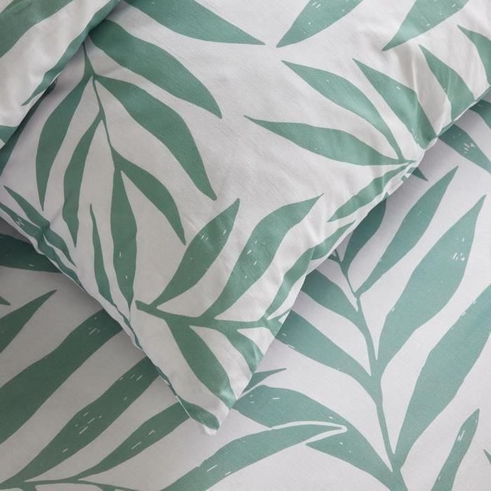 Juego de cama - TODAY Crazy - Estampado floral - 2 personas - 220 x 240 cm - Blanco 3